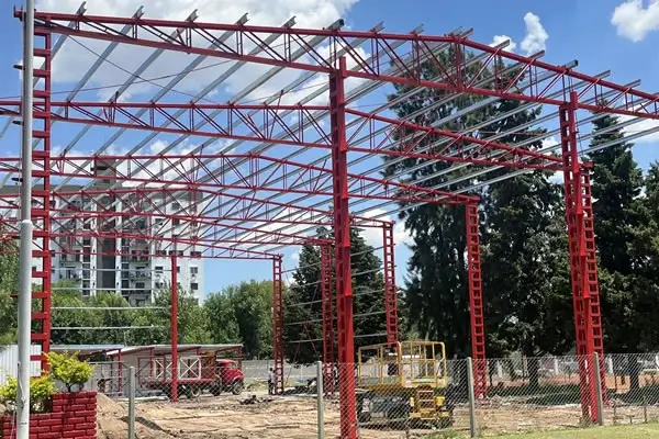 Estructura metálica reticulada