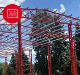Estructura metálica reticulada