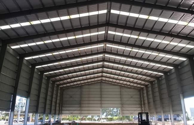 Obra de Estructuras de grandes luces